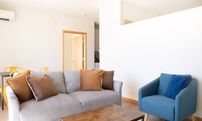 Fifth Ward Apartment | Sunlit Modern Apartment with Balcony