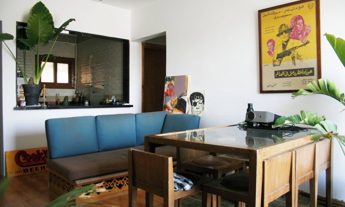Cairo Apartment | Sunny Cozy Room/Workspace in Old Cairo @RGB-BioStu