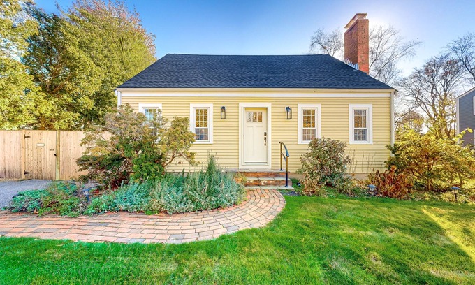 Newbury House | Sunny home near Newburyport and the beach with expansive yard & central AC
