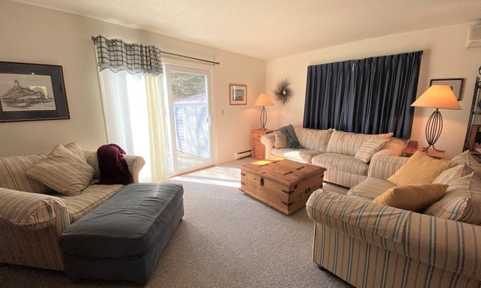 Brewster Condo | Sunny, single level Susanna Village patio home with golf course views and pool access.