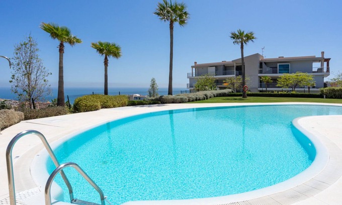 La Capellania Apartment | Sunny terrace with Jacuzzi in El Higueron by Costarentals - Ref 26