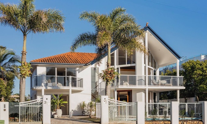 Sunrise Beach House | Sunrise Beach Designer Home with Ocean Views & Private Pool