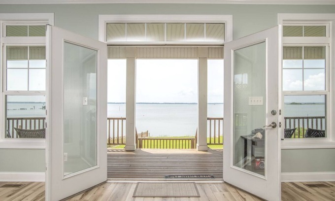 Straits House | Sunset Bay Retreat- Sound Front Home with Dock