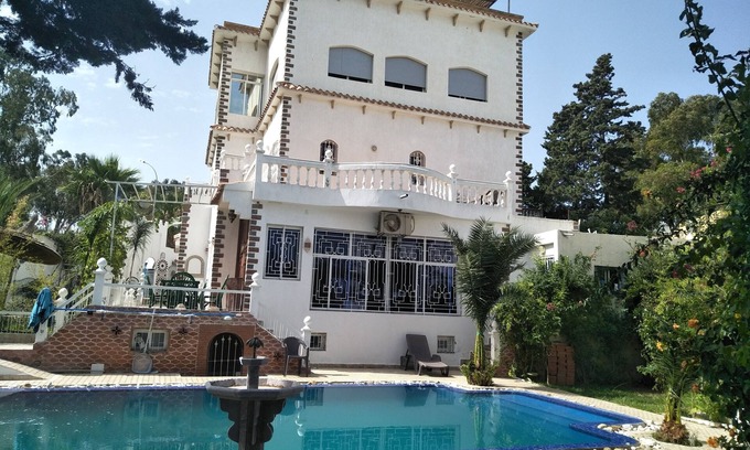 Malabata House | Superb room for 5 people with pool in Tangier