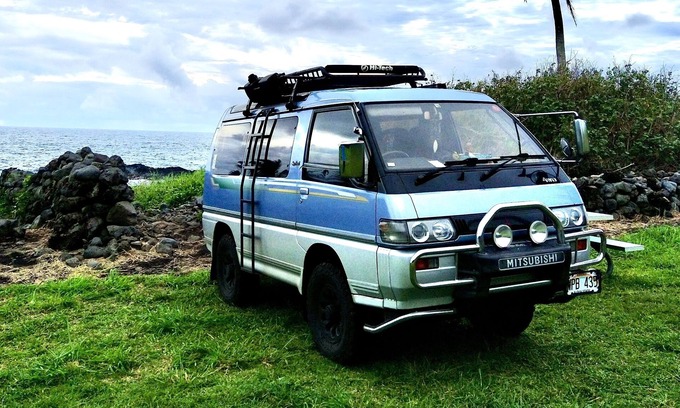 Waihee-Waiehu House | Super cool JDM Mitsubishi Delica Camper Van “Dee-Zel”Van life, Best Van on Maui