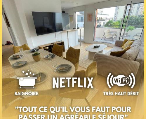 Malakoff Apartment | Superb 3 Bedroom near to Paris with Parking
