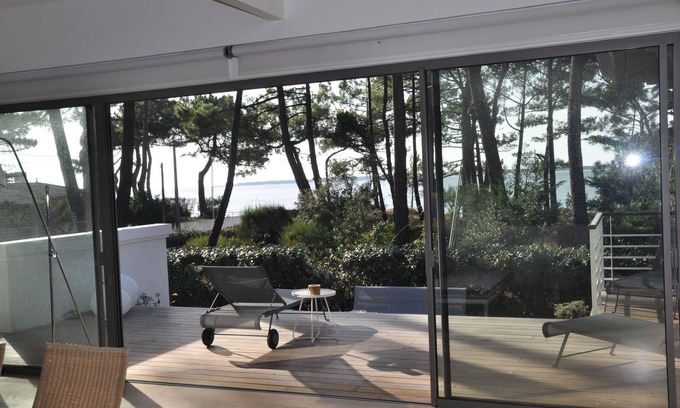 Le Moulleau Villa | Superb and luxurious new villa, sea view, 20 m from the beach, Pyla/Moulleau