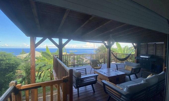 Bouillante House | Superb sea view house/3 bedrooms/6 people
