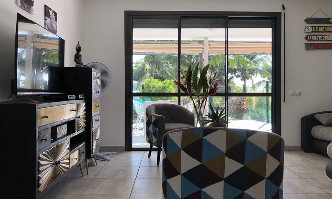Le Gosier Apartment | Superb studio in the Bay of Pelicans, 5 minutes from the beach