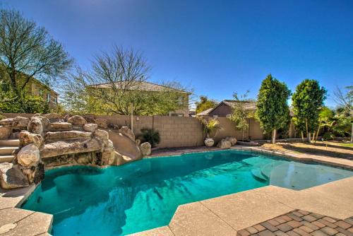 Greer Ranch House | Surprise Home with Heated Pool and Deck