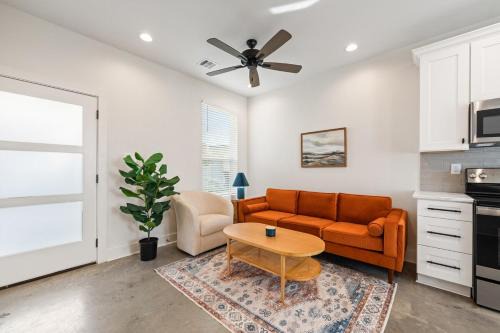 Lafayette Apartment | Swamp House Luxury Amenities Chic New 65 inch TV