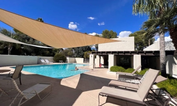 Tucson House | Sweet Retreat Townhouse with Heated Pool