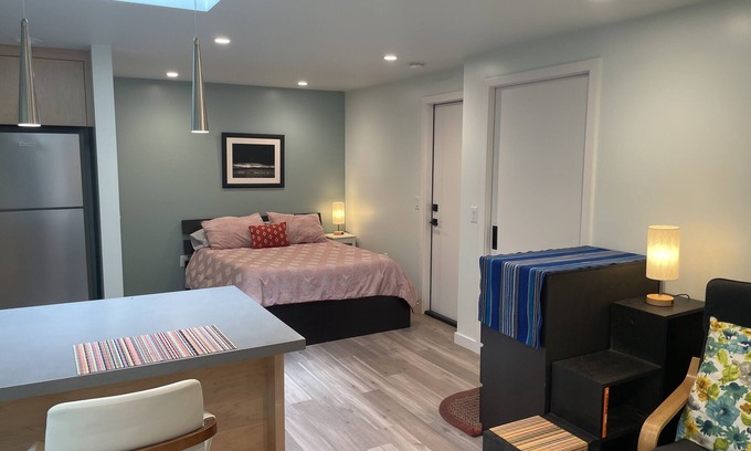 San Luis Obispo Apartment | Sweet Studio, Private Patio. Close to park, disc golf, tennis, etc. 30 day min.