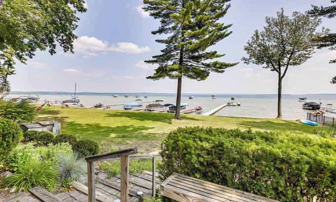 Higgins Lake House | Swim, Fish & Boat: House on Stunning Higgins Lake!
