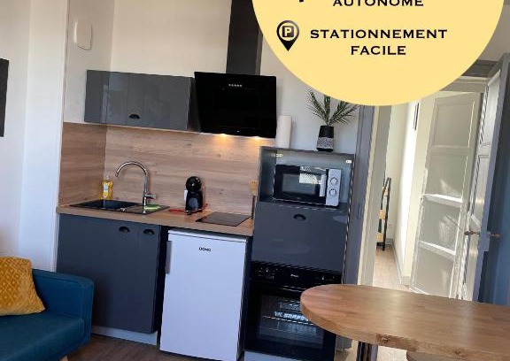 Bourges Apartment | T2 4 pers face gare SNCF Appart Hotel le Cygne 5