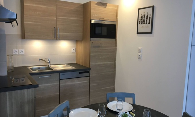 Rotheneuf-Le Pont Apartment | T2 apartment near beaches, Saint Malo