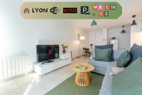 Republique - Tolstoi Apartment | T2 Confort Lyonnais Métro République Garage fermé