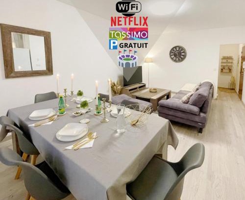 Sainte-Marguerite Apartment | T2 LE BIEN ETRE MARSEILLE 9ème-wifi-netflix-Métro-Parking-Plage