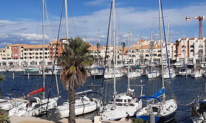 Port Leucate Apartment | T2 Port Leucate Avec vue sur les Voiliers