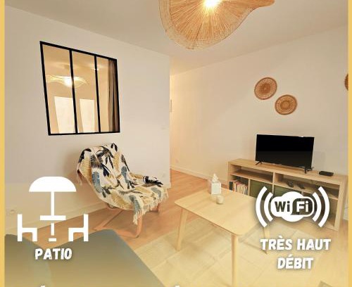 Angouleme Apartment | T2 tout confort - Proche Gare - Patio