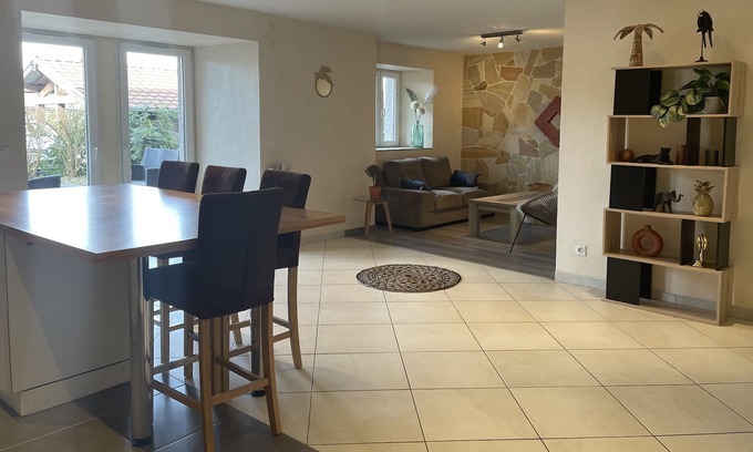 Arenthon Apartment | T3 ground floor apartment with very quiet garden