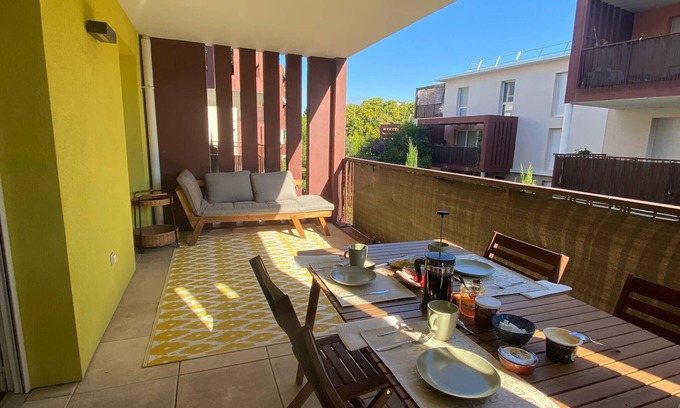 Les Baumettes Apartment | T3 near the Calanques with a swimming pool