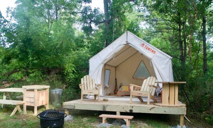 Great Barrington RV Rental | Tentrr Signature Site - Great Barrington Glamping With Goats and Bunnies on Prop