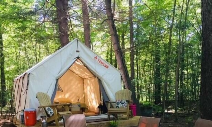 Smithville Flats RV Rental | Tentrr Signature Site - Pine Spirit