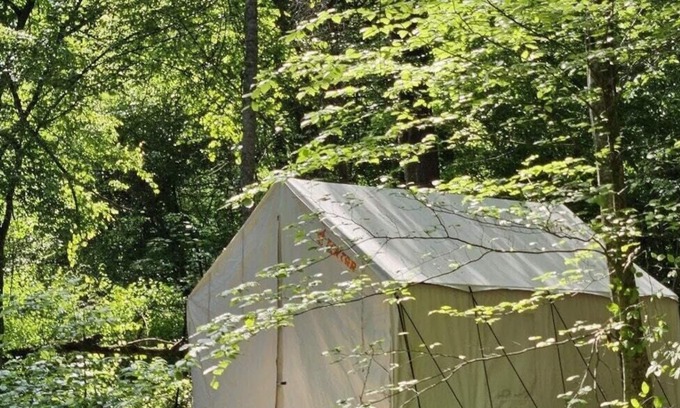 Lynn RV Rental | Tentrr Signature Site - Creekside Campsite at Silver Creek