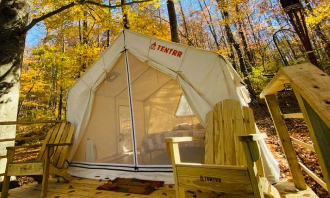 Maryville RV Rental | Tentrr Signature Site - Huff Farm - Coleman Outfitted Site