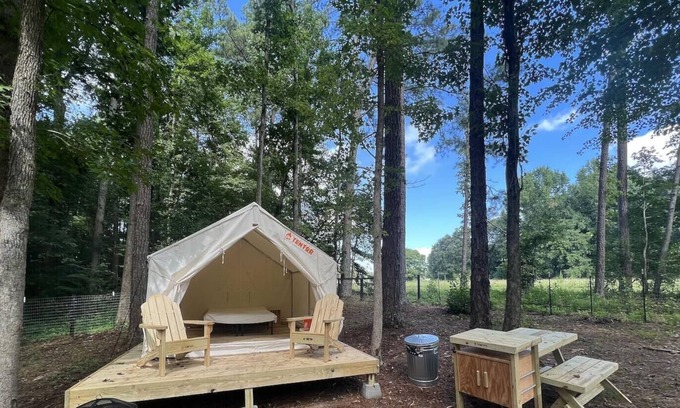 Powder Springs RV Rental | Tentrr Signature Site - Back 40 Shanty B