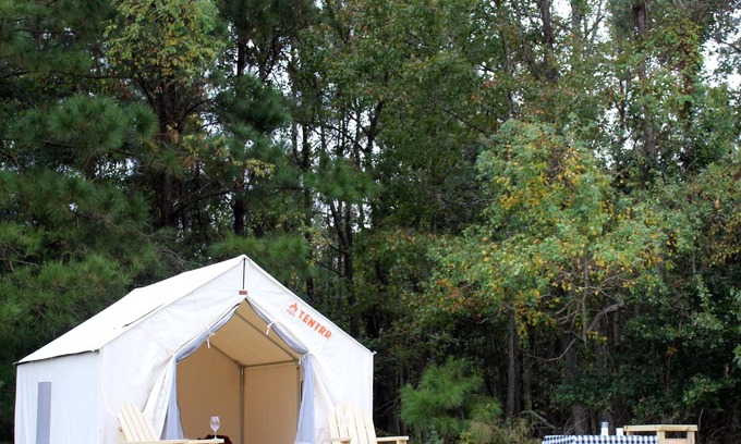 Mandeville RV Rental | Tentrr State Park Site - Louisiana Fontainebleau State Park - Teepee Field B -