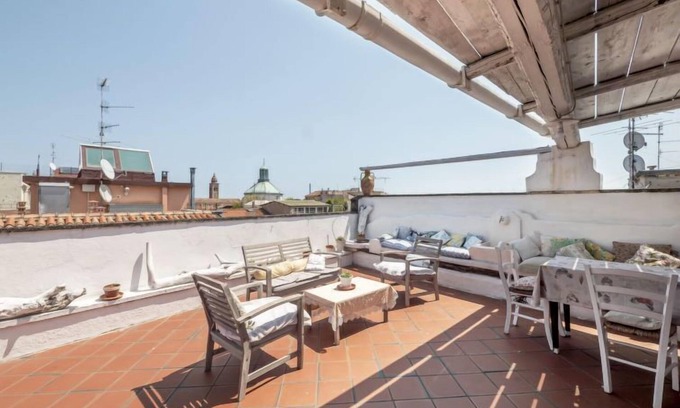 Rimini Historic Center Apartment | Terrace by Interhome