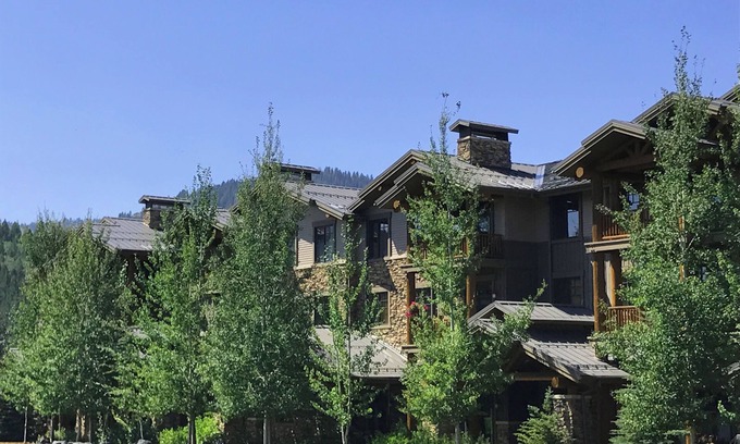 Victor Condo | Teton Springs Resort Condo with large outdoor dining and Underground Parking