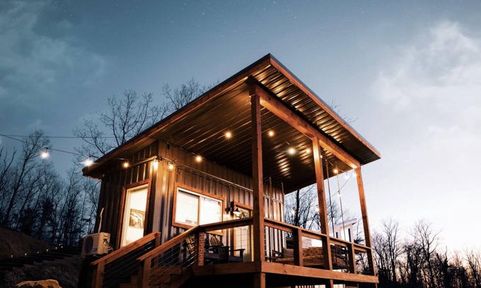 Trenton House | The Belvedere Box at On The Rocks Tiny Home Container