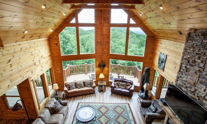 Pittman Center House | The Big Bear Escape Mtn View Hot Tub Game Room
