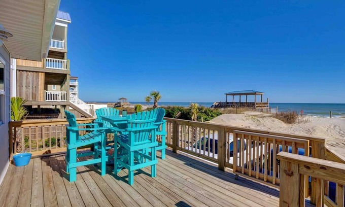 Surf City Apartment | The Bungalows A- Beachfront - Dog Friendly - Gazebo – Bikes