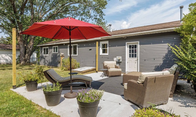 Mayfield House | The Cherry House | Fenced-in Yard | Pet Friendly