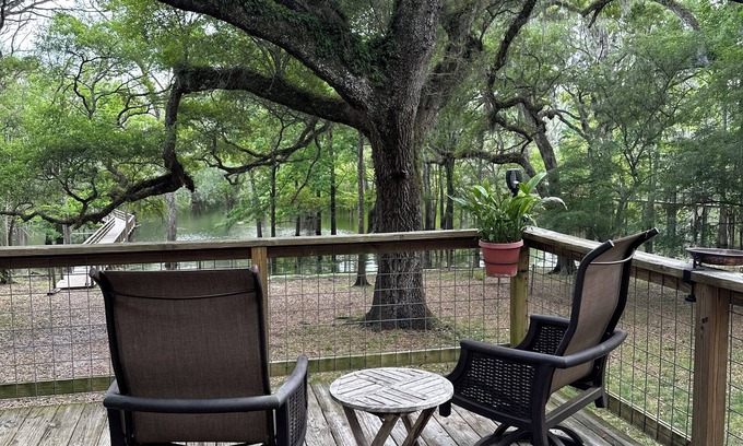 Branford House | The Confluence Cabin: Free tubing, paddle boarding + kayaking on the Ichetucknee