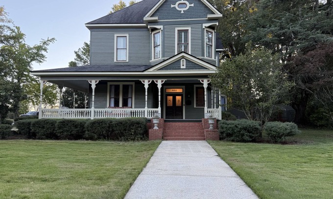 Opelika House | The Elms House-1875 Victorian. This home is in the heart of historic district.
