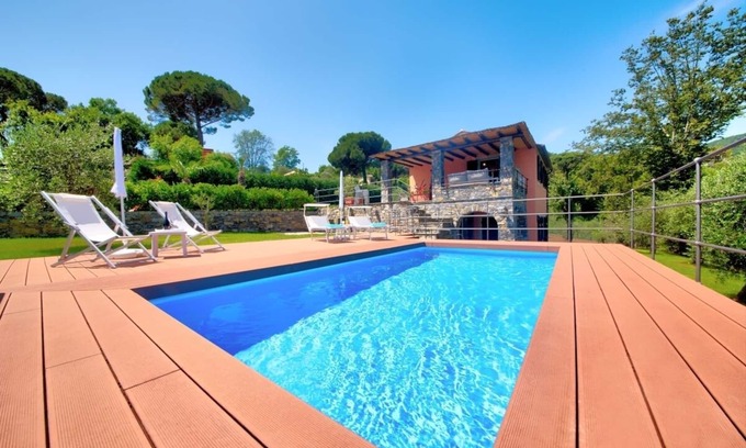 Camogli Villa | The Gardens of Camogli - VILLA RUMANIN, garden&pool