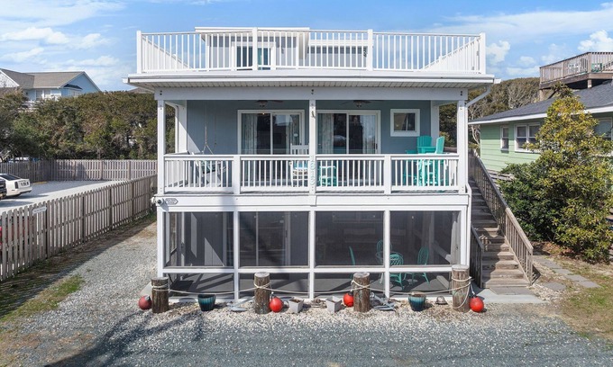 Surf City Condo | The Iron Seahorse Orlop | Steps to the Beach Access!