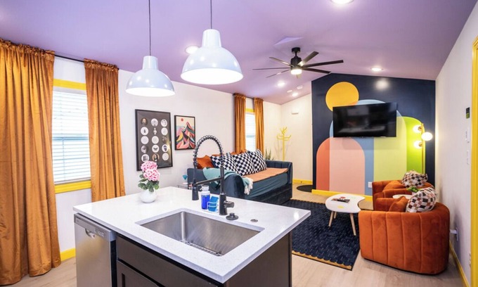 Waynesville Apartment | The Kaleidoscope Cove w/Hot Tub Close to FLW!