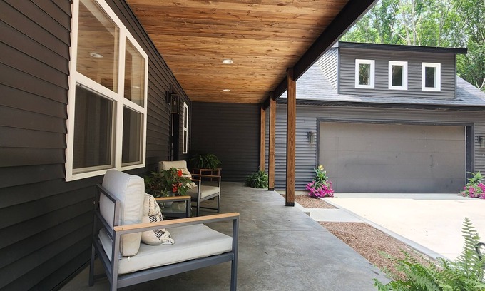West Olive House | The Lodge at Warren Woods! New Modern Lodge in the Woods-near Lake Michigan!