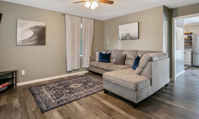 Fayetteville House | The Modern Nomad Hideout - Dog Friendly
