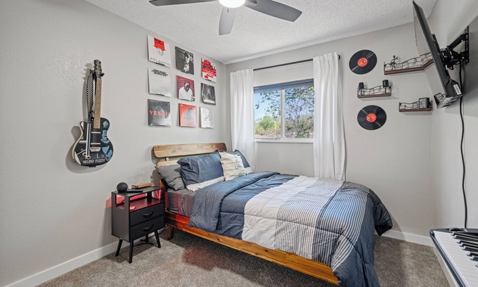 Southeast Colorado Springs House | The Music House – Dog-Friendly Retreat with Hot Tub & Musical Vibes