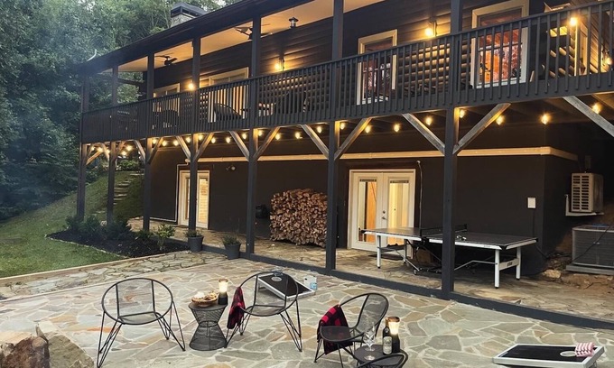 Fairview Cabin | The Outpost, on Little Pisgah Mountain - a Secluded Modern Cabin Oasis