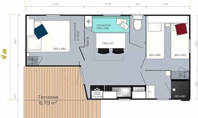 Martigues House | The Pascalounet * - Mobilhome STANDARD 5 people