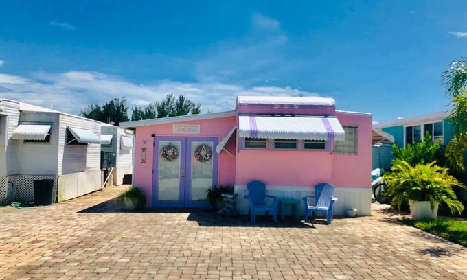 Hutchinson Island South House | The Pink Palace on the Water- *pool/beach*