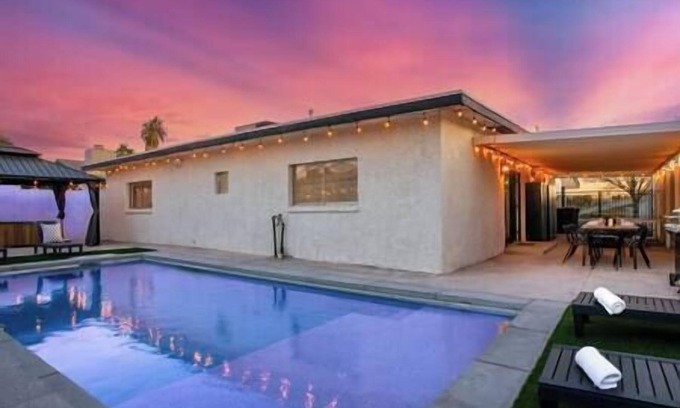 North Las Vegas House | The Poolside Forge & Game Realm